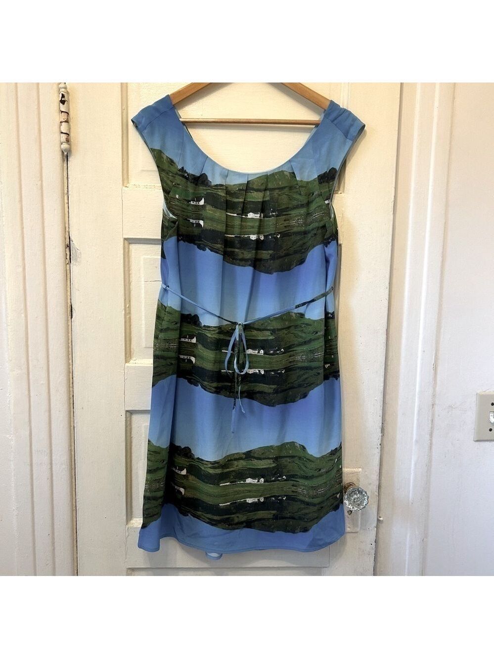 Anthropologie Meadow Rue Silk Shift Dress Sz 8US Coquette Maiden